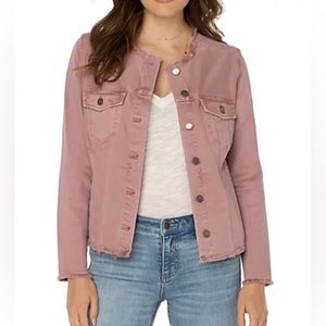 Liverpool Jeans Company Pink Jean Jacket
